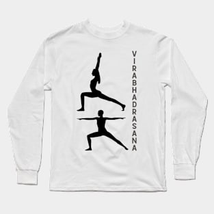 Virabhadrasana (Warrior) Long Sleeve T-Shirt